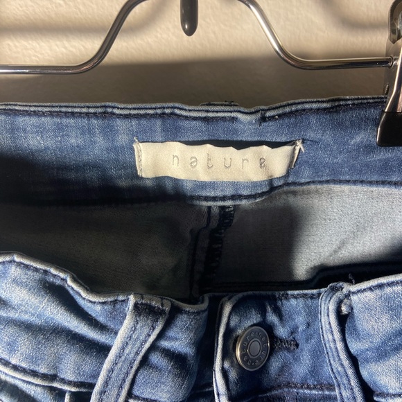 Nature blue wash high waisted skinny jeans - Picture 2 of 4